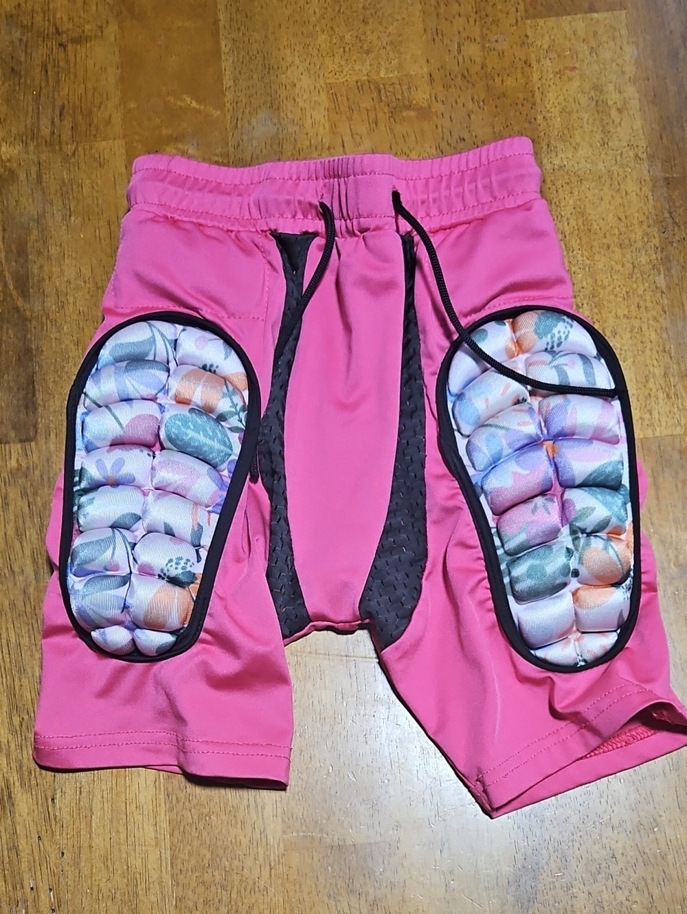 Kids Protective Padded Shorts - Pink